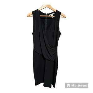 Kenneth Cole Black Wrap Dress - Size 10 Great‎ work/dinner party dress